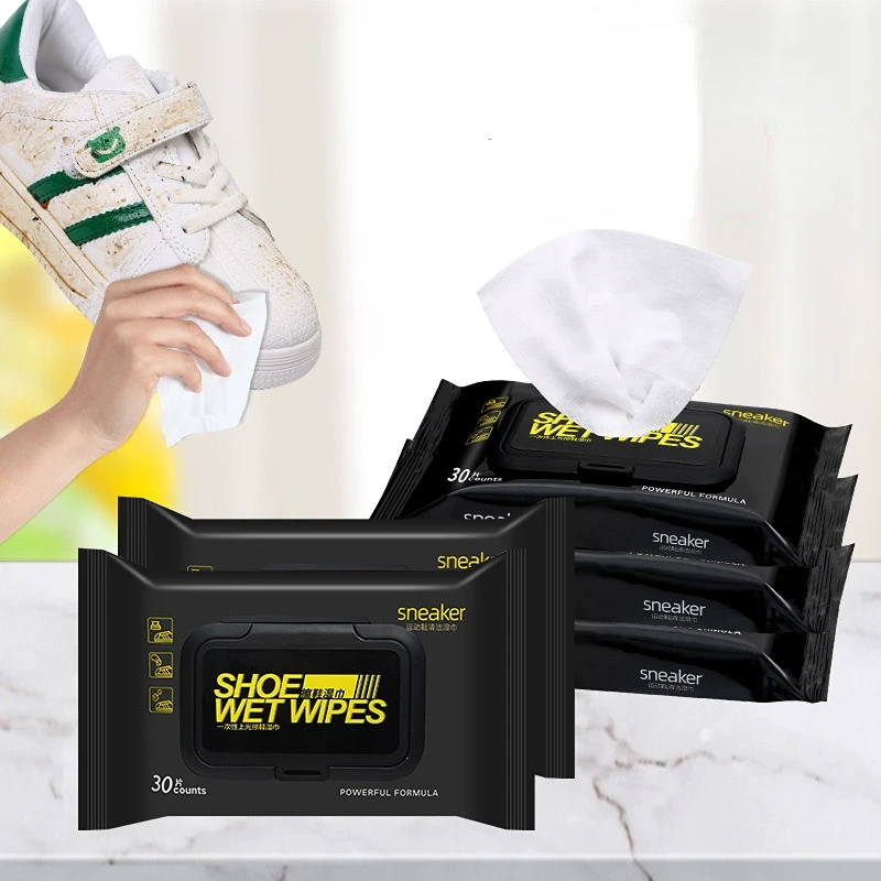 Sneaker Cleaning Wipes Disposable Shoe Wipes Small White Shoe Artifact Cleaning Tools Care Shoes Fast Scrubbing Quick Clean