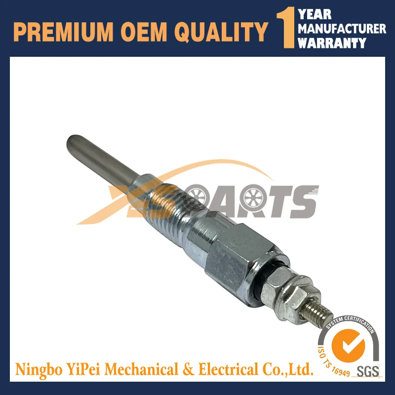 11V 4pcs New Glow Plug Engine For Kubota V1505 V1305 V1205 16851-65512 16851-65510(10mm)