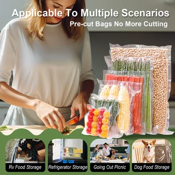 100pcs Kitchen Vacuum Bags 1