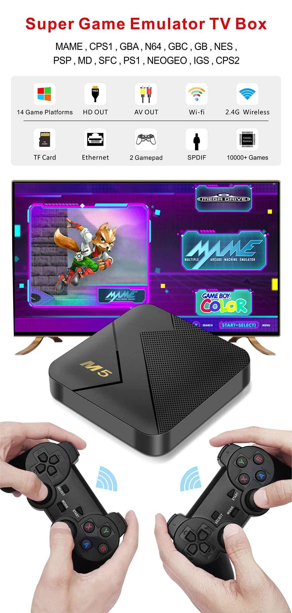 Nvidia Shield Android Tv N64 Emulator Super Game Emulator TV Box