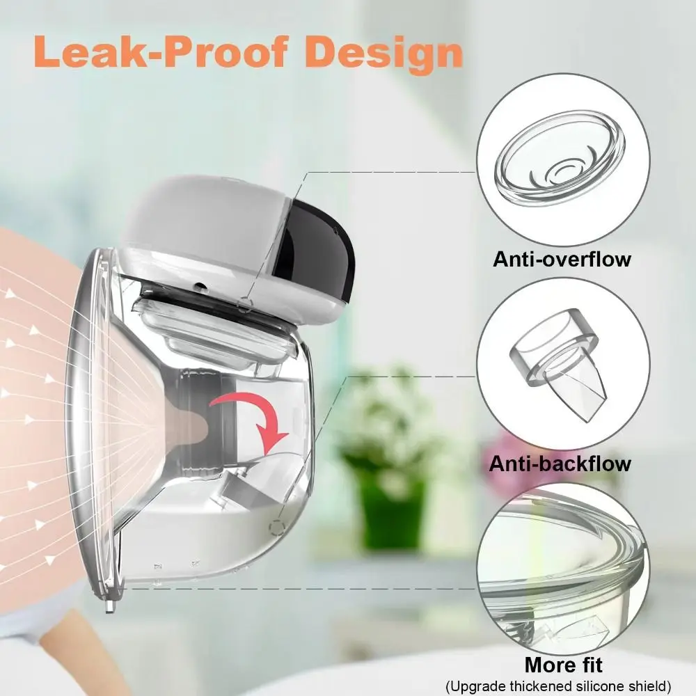 Wireless Rechargeable Electric Breast Pump for Women