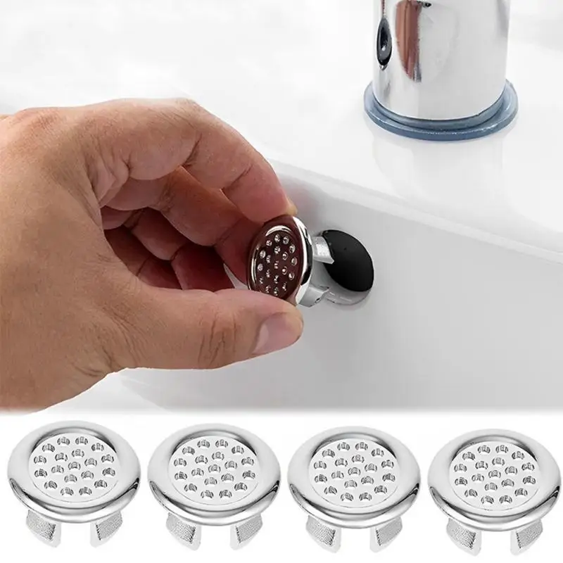 Sink Overflow Cover Bath Sink Round Ring Overflow Cover Spare Sink Basin Plastic Tidy Trim Bathroom Ceramic Basin Pots