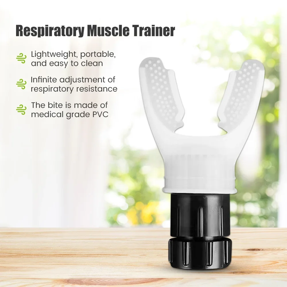 Allenatore Respiratorio Portatile, Trainer per la Resistenza Respiratoria per Esercizi Orali e Muscolari, Strumento per Allenamento Fitness Quotidiano - immagine 2