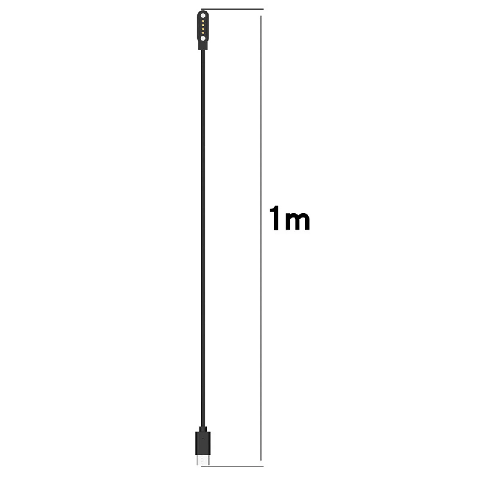 TicNote Lite AI용 TicNote AI용 자기 충전 케이블 1m 5V 1A Type C 블랙