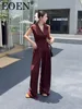 EOEN Design A Sleeveless Lace-up Waistcoat + Straight Pant Suit For Women 2025 Autumn New Fashion Temperament 1