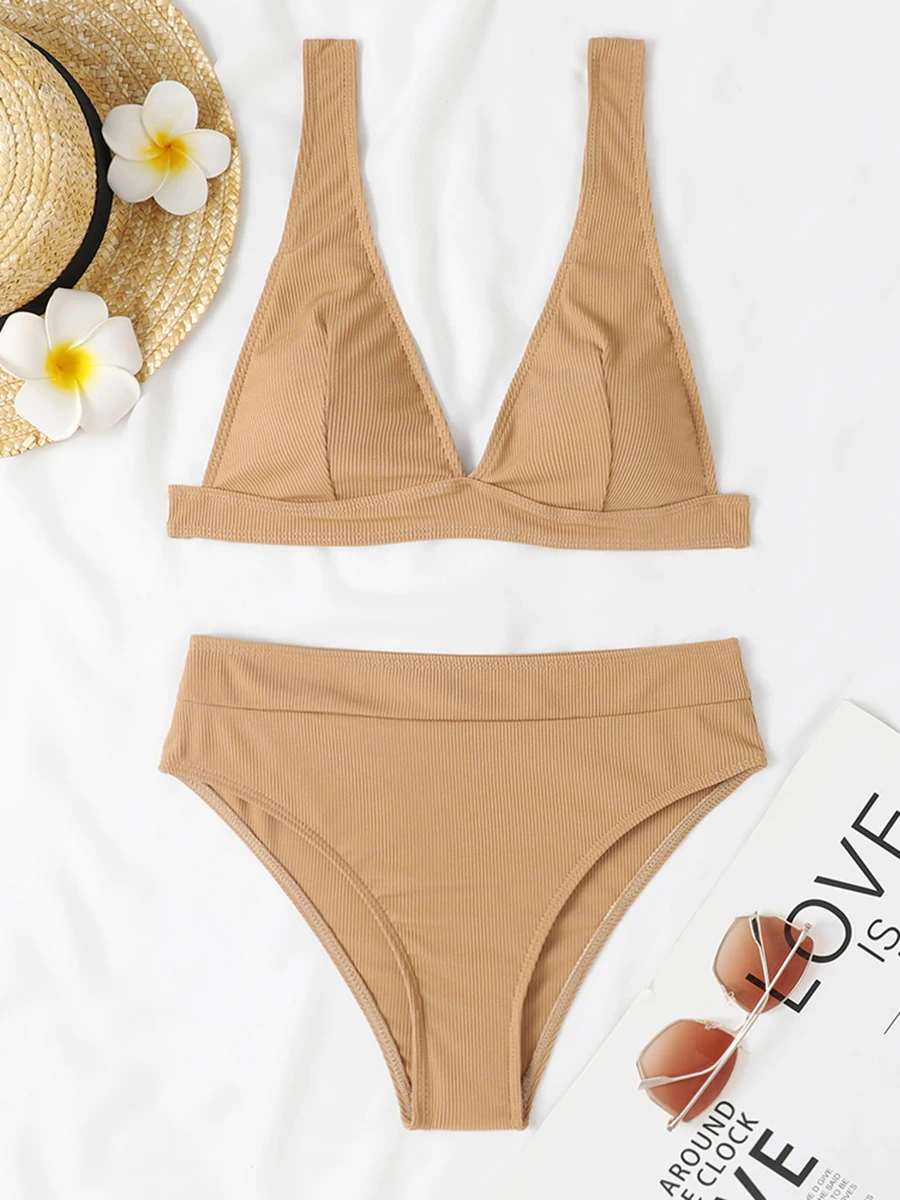 Bikini Set Bikini Swimsuit Women Swimwear Sexy Bikinis Women Solid Swimsuit Padded Swimwear Female Beachwear Bathers