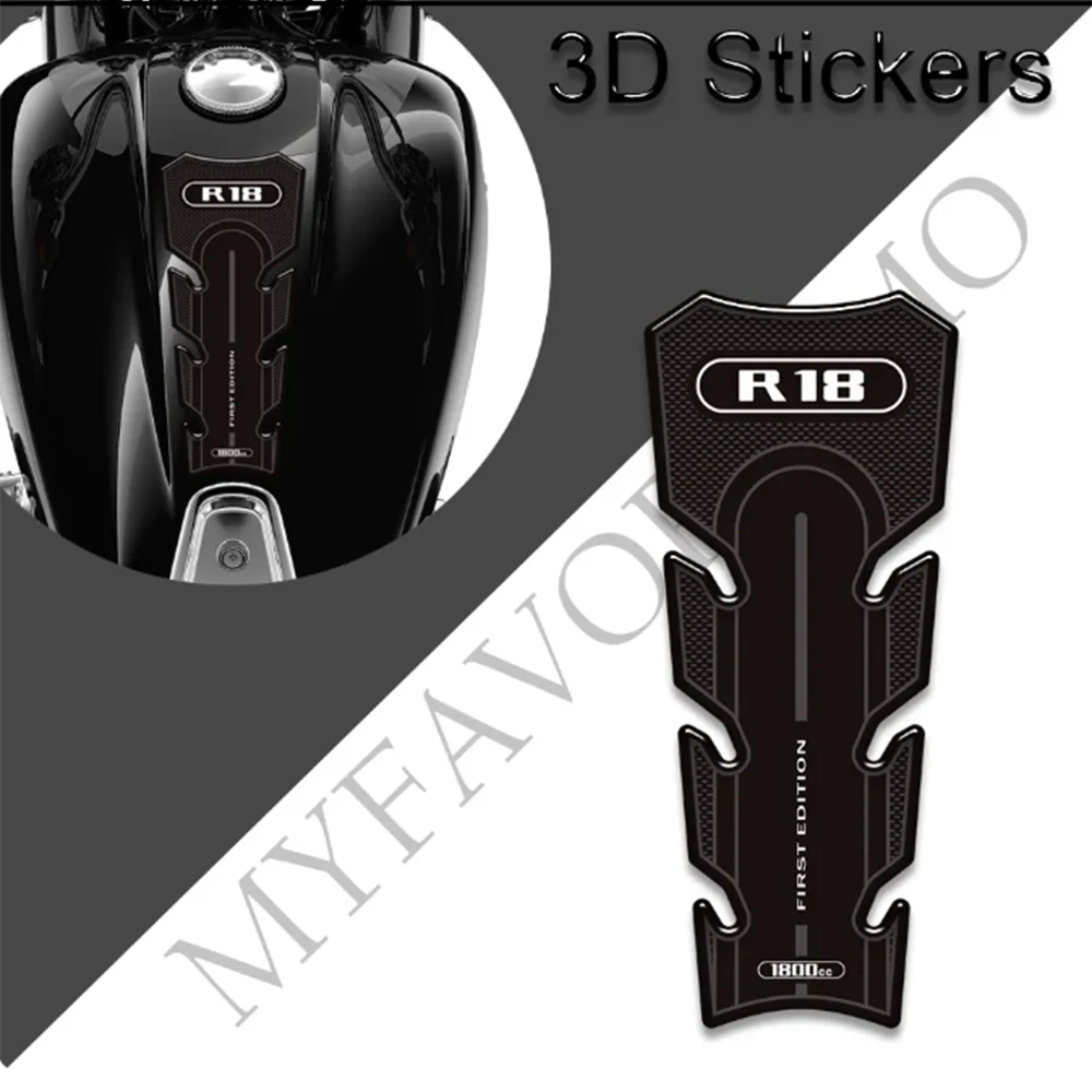 

Motorcycle Tank Grips Pad Protector Stickers Decals Gas Fuel Oil Kit Knee For BMW R 18 R18 1800 CC 1800cc 2020 2021 2022