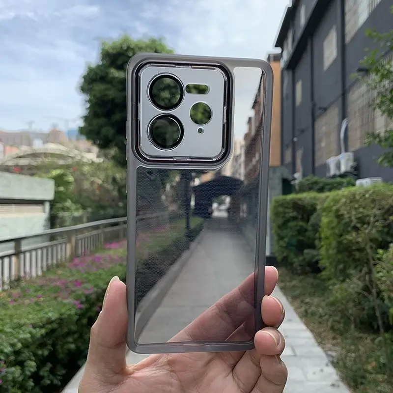 Transparent Magnetic TPU Silicone Shockproof Bumper Case