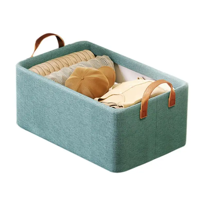 

Foldable Cloth Storage Bins Large Capacity Organizer With Handle For Family Travel Dormitory Sundries Kids Toys Laundry Basket