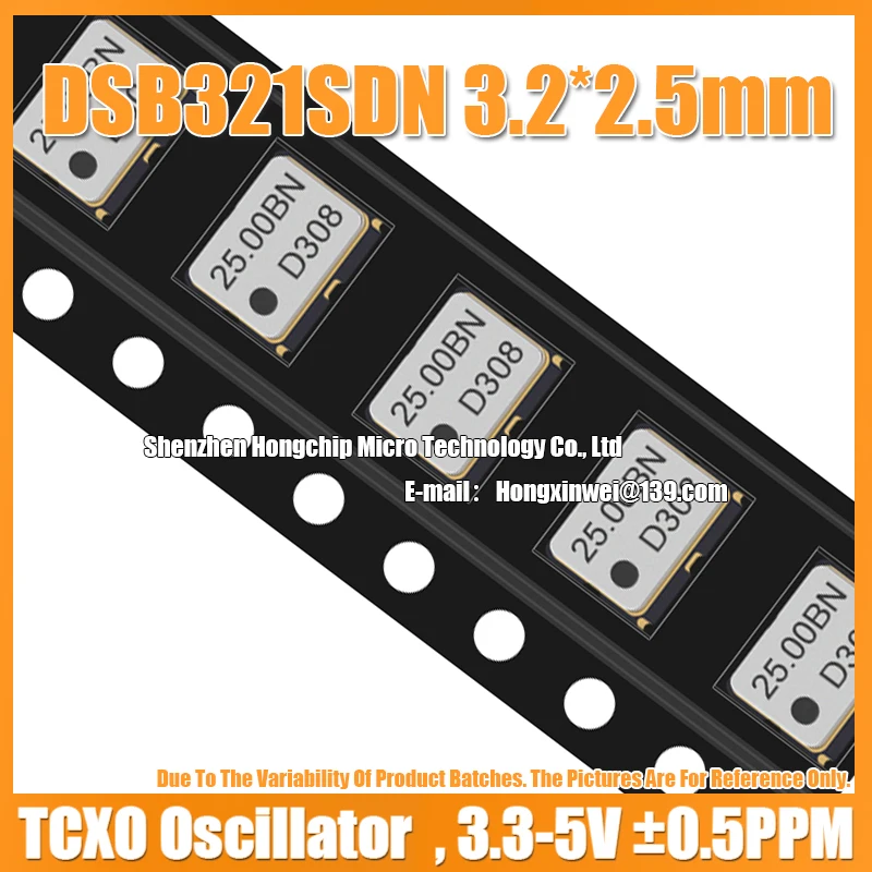 (2개) DSB321SDN 25M 25.000000MHZ 3225 TCXO 온도 보상 수정형 수정 발진기 ±0.5PPM KDS 3.2X2.5MM