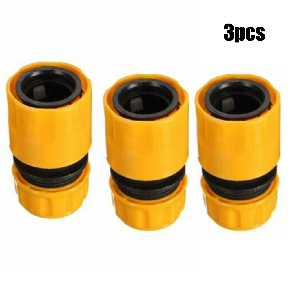

Adaptor Connectors Universal Universal Washing Watering Hose Yellow 3/4\\\" And 1/2\\\" Gardening 3Pcs ABS Plastic