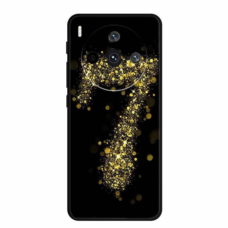 Sleek Black Silicone Fashion Phone Case – 6.78 Soft Back Cover