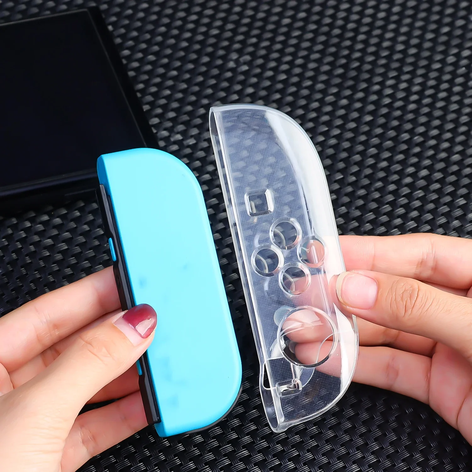 Silicone Shockproof Transparent Protective Case for Handheld Gaming Console