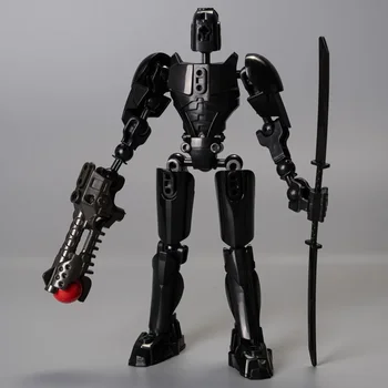 Manichino stampato in 3D Manichino 13 Building Block Warrior Series Giocattoli Action Figures Regali robot Shapeshift mobili multi-snodo