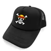 Monkey D Luffy Trucker Cap Men Anime One Piece Straw Hat Baseball Cap Cool Summer Unisex Mesh Net Caps 2