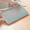 Drain Tray Household Living Room Hollow Out Rectangular Water Cup Plate Kitchen Sink Double Layer Drying Dish Rack Tableware 3