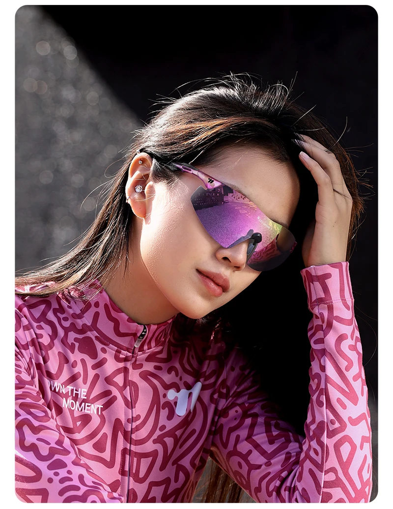 WEST RADFAHREN Fahrrad Radfahren Sonnenbrille Frauen Fahrrad Radfahren Photochrome Gläser UV400 Wandern Brillen Outdoor Sport Gläser TR90 – Detail 31