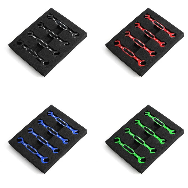 

4Pcs Wrench 3/3.2/3.5/3.7/4/5/5.5/6mm Turnbuckle Nut Ball End Joint Remover Universal Tool For RC Car Drone Boat