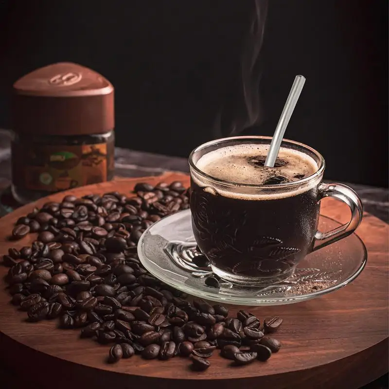 Reusable Tea Drinking Straws Spoon Yerba Mate Tea Filter Bombilla Gourd Cocktail Stainless Steel Straw Spoon Tea Bar Tool #W0