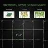 Garden Plant Trellis Netting Garden Square Mesh Netting for Climbing Plants Outdoor, Fruits, Vegetables, Vines, Grow Tents 6