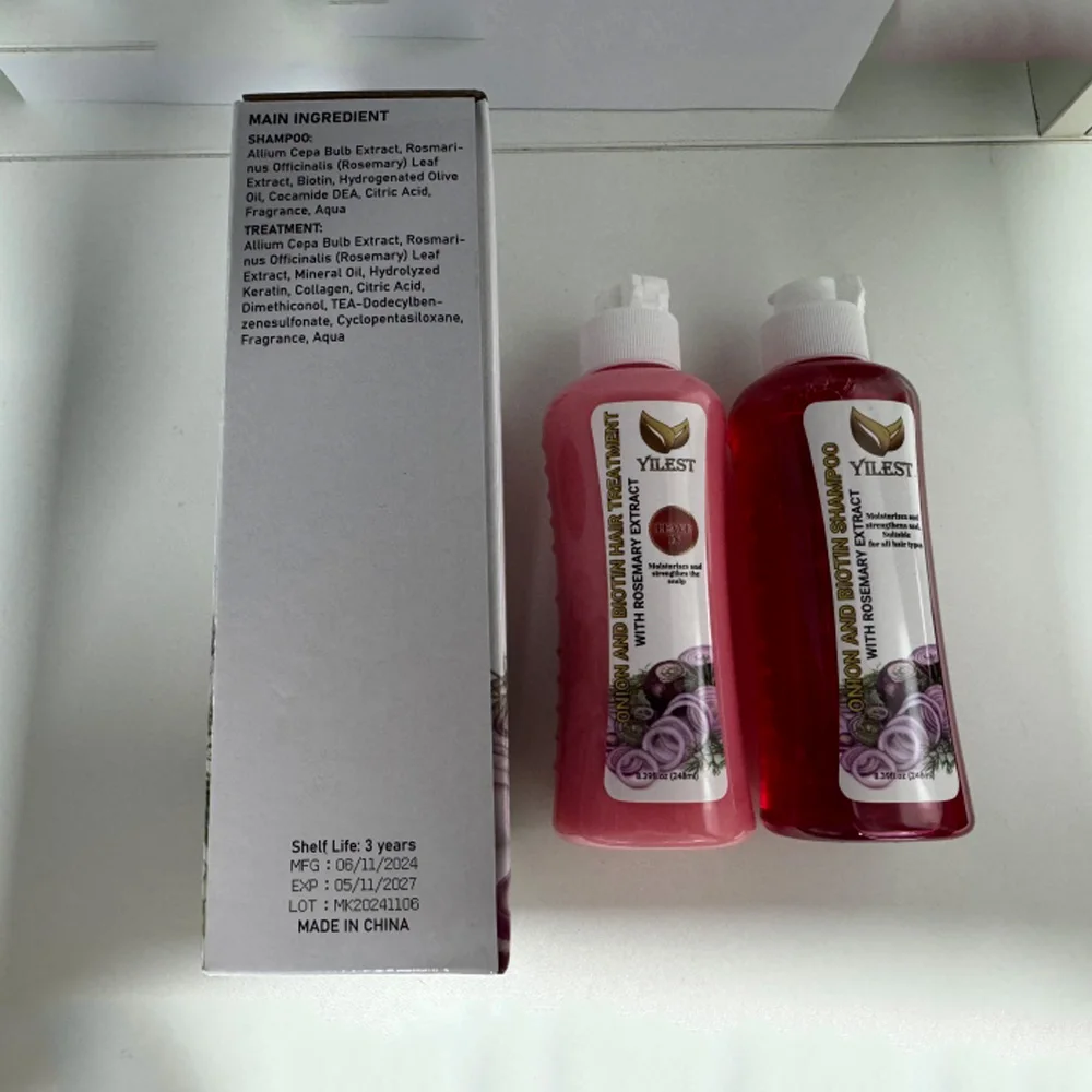 مجموعة شامبو وعلاج البصل من يليست بخلاصة إكليل الج...