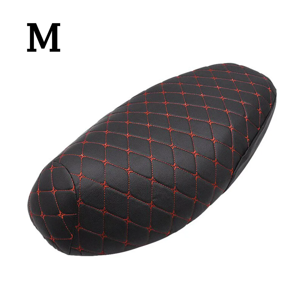 M/l/xl/xxl Motorcycle Seat Cover Cushion 3d Leather Scooter Seats Universal Sun Protection