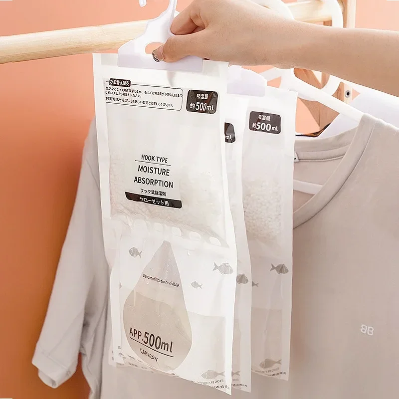 Moisture Absorbent Dehumidifier Humidity Absorber Bag Wardrobe Desiccant Mold Remover Mildew Proofing Dehumidification Bags