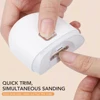 Electric Automatic Nail Clippers With Light Trimmer Nail Cutter Manicure For Baby Care Scissor Pet Nail Clipper Tools 2