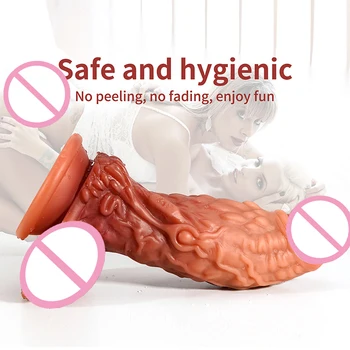 Big Dick Soft Dildos Realistic Huge pangolin Dildo No Vibrator Female Large Penis Giant Sex Toys Suction Cup For Women Lesbian 4