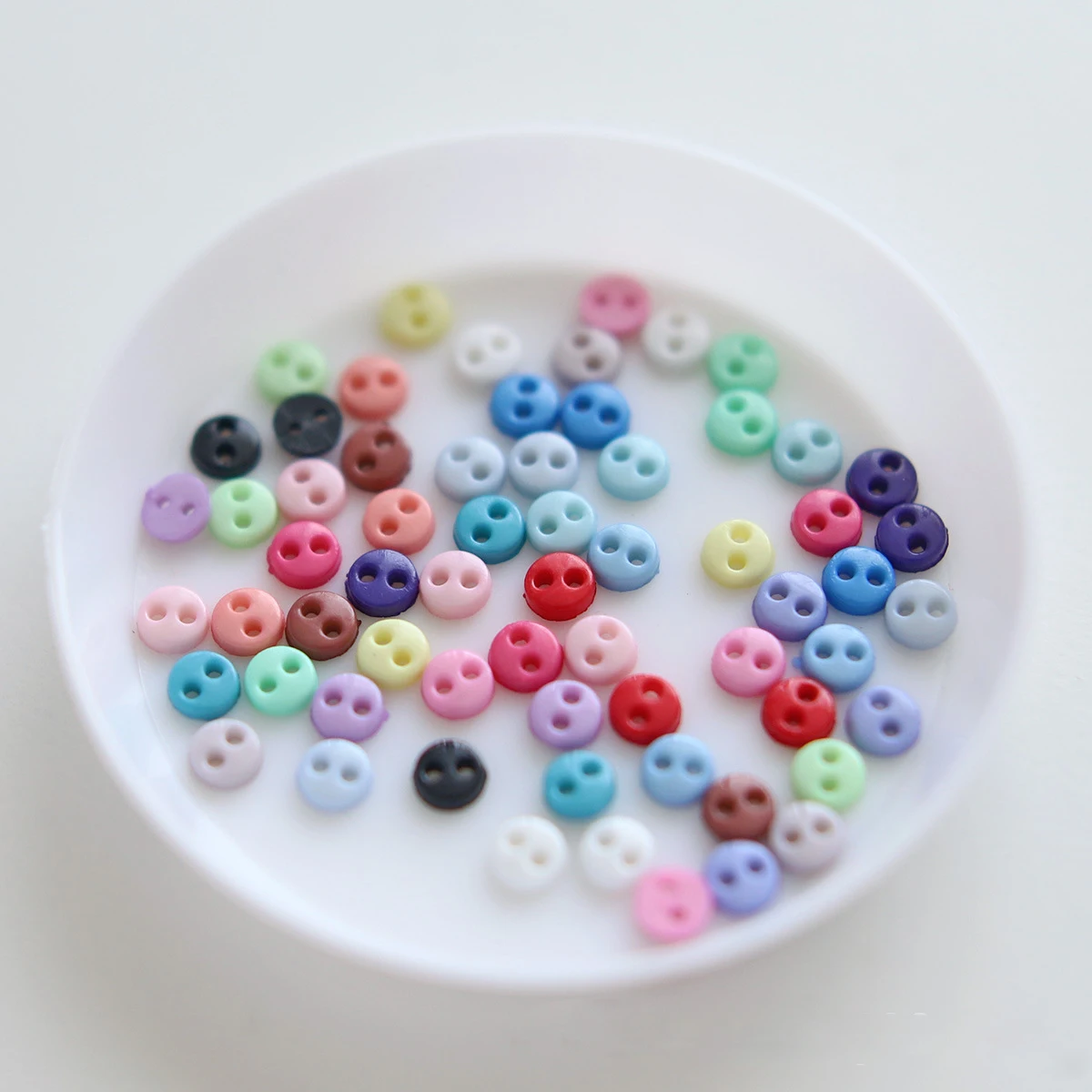 1000pcs 4mm Mini Tiny Buttons Resin Round Sewing Doll Clothes White Button  Embellishments Scrapbook Cardmaking - Buttons - AliExpress