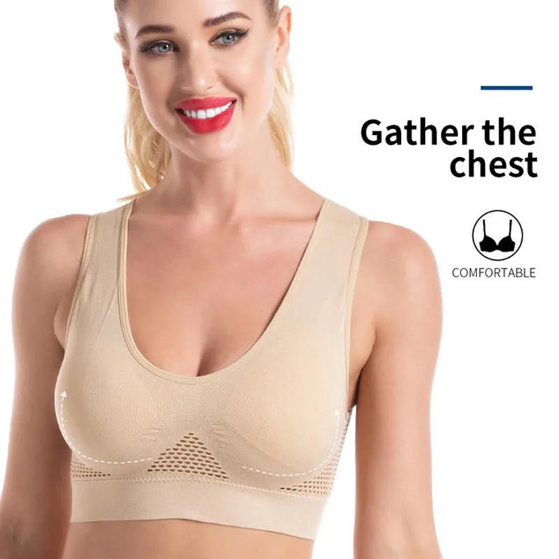 Sports Bra Women Sports Bras Wireless 6XL Plus Size Crop Top