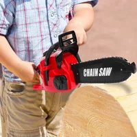 Big Size Electronic Chainsaw Toys Rotating Chainsaw Realistic Sound Power Tool House Play Toys Repair Tools Toys For Kids Gifts 1