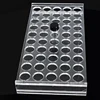 1.8/2/3/5/10/20/30/40/60ml Vial 30/50 Hole Clear Storage Plate Laboratory Glass PMMA Penicillin Sample Bottle Tube Stand Holder 2