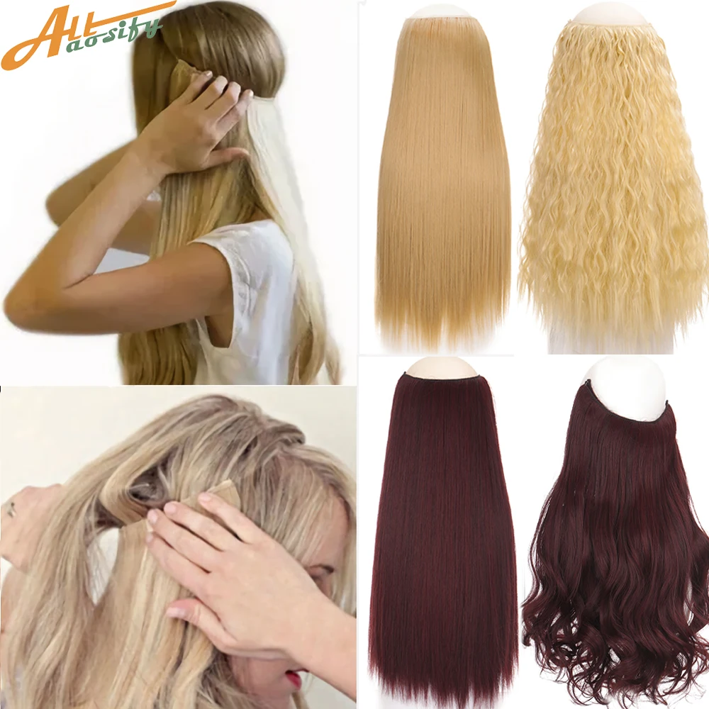 Allaosify Synthetic Hair Extensions 24