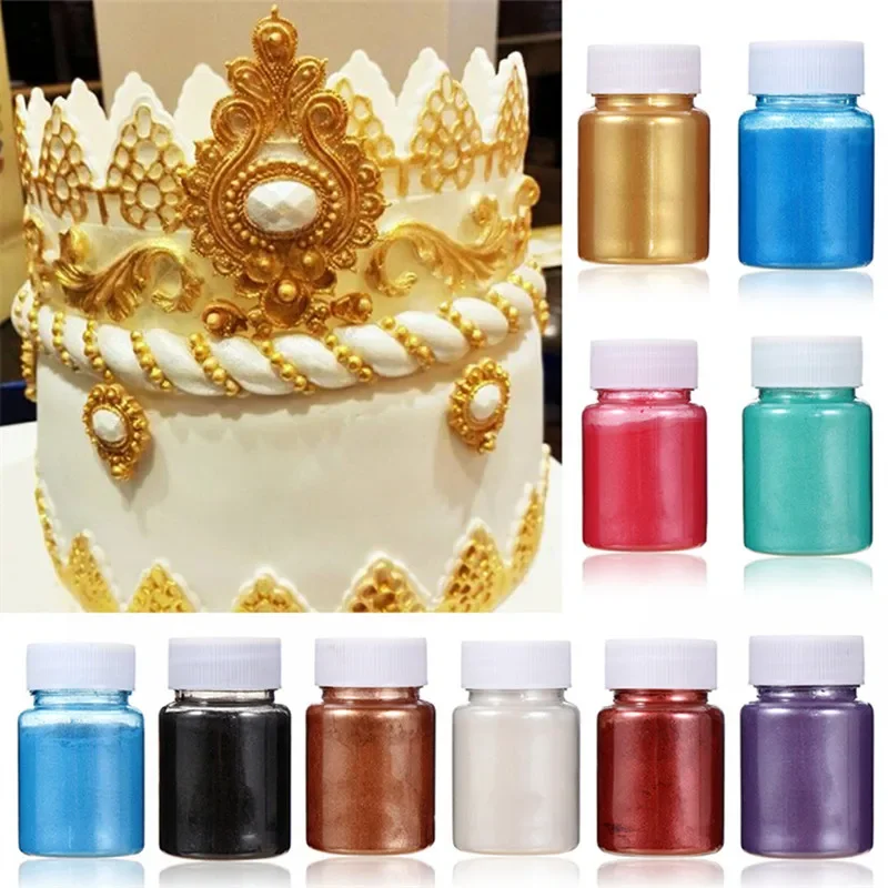 15g/Bottle Food-Grade Glitter Powder for Party Cake Decoration Baking Tools food grade glitter powder