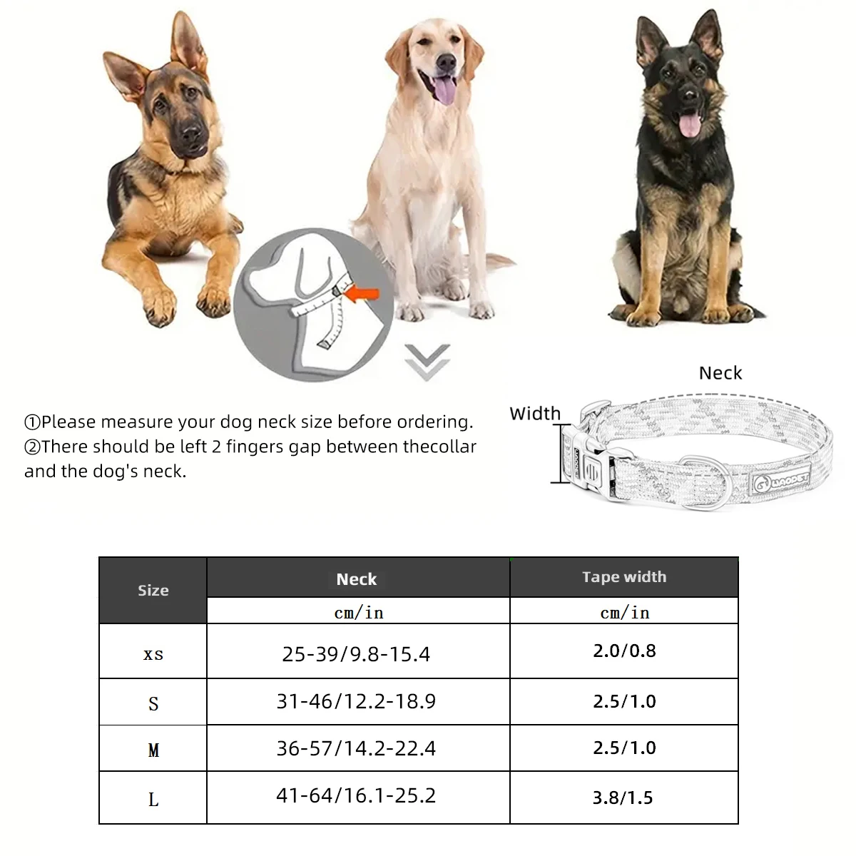 Leashes Collar Set Dogs - PeticaDeals