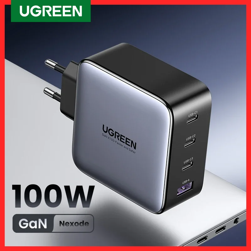 Chargeur USB UGREEN 100W GaN chargeur pour tablette Macbook Charge rapide  pour iPhone Xiaomi USB Type C PD Charge pour iPhone 14 13 12 – les  meilleurs produits dans la boutique en ligne Joom Geek