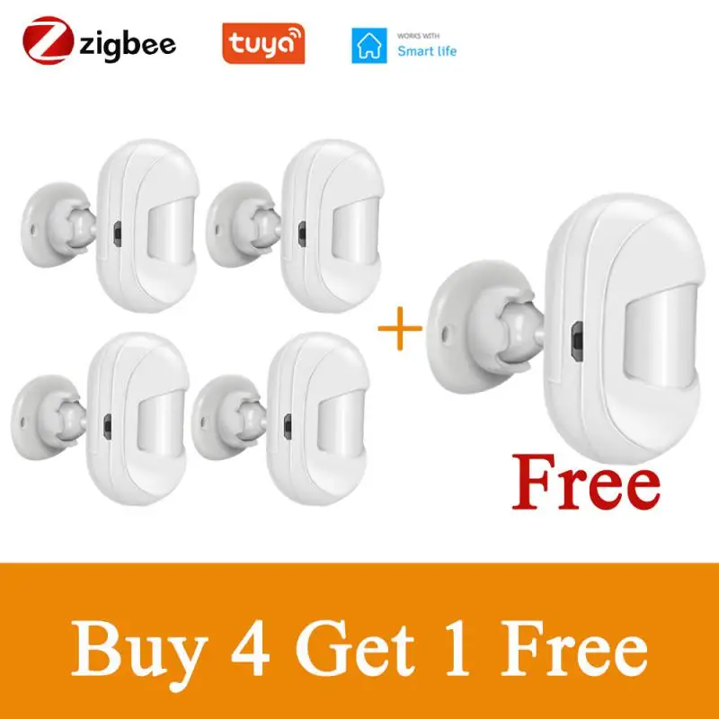 

Tuya Zigbee PIR Motion Sensor Human Body Motion Sensor Smart Security Detector Smart Life App Control Work With Zigbee Gateway