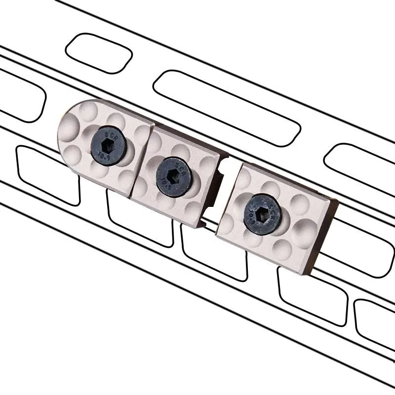 Wadsn M-LOK keymod ferroviário capa 20mm picatinny clipe de cabo fixo para peq DBAL-A2 m300 m600 lanterna tática base interruptor