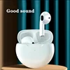 NEW  Pro 6 TWS Wireless Headphones with Mic Fone Bluetooth Earphones Sport Running Headset for Apple iPhone Xiaomi Pro6 Earbuds 1