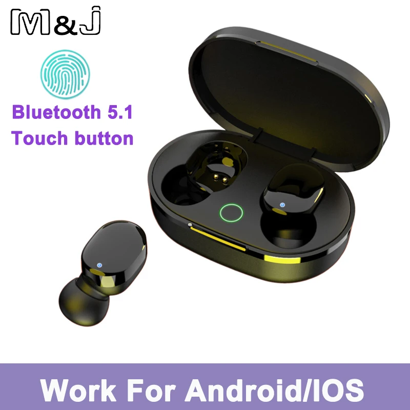 DOT Wireless Headphones Bluetooth Waterproof Earphones Buds for Android iPhone 