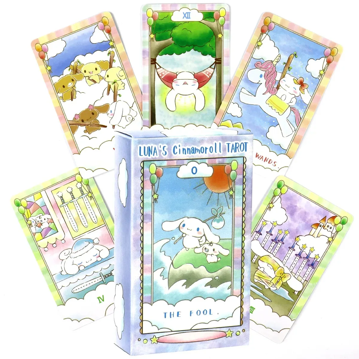 Kuromi/My Melody Tarot Deck Card 78 Cards Board Game Deck Cards