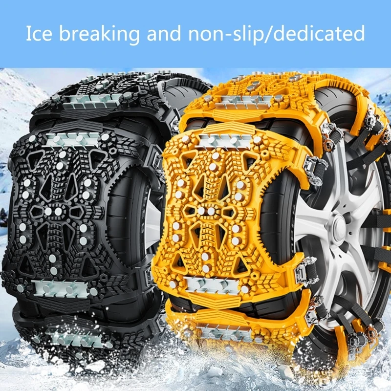 Anti Skid Tire Chain Universal Car Tire Chain Wear Resistant Ensure Stability & Control in Challenging Conditions