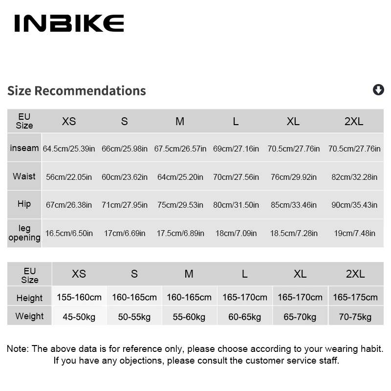 INBIKE Winter Women's Cycling Bib Pants Fleece Warm Mountain Bike Cycling Pants Gel Padded Outdoor