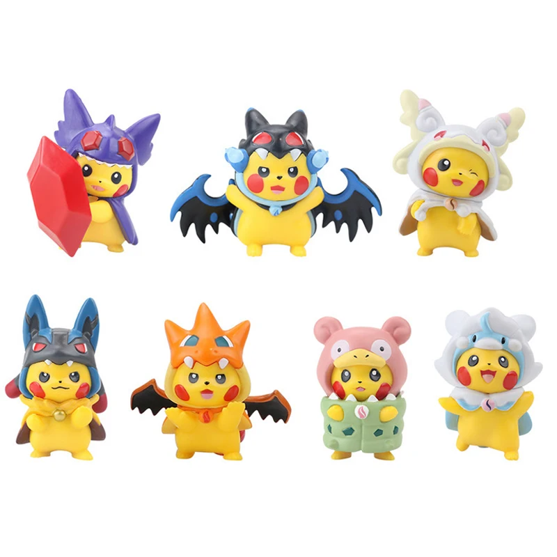 Pokémon Pikachu Mini Edifício Blocos De Diamante, Figuras Modelo Divertido,  Charmander, Squirtle, Lapras Brinquedos, Presentes de Natal Infantil, 42  Tipos - AliExpress