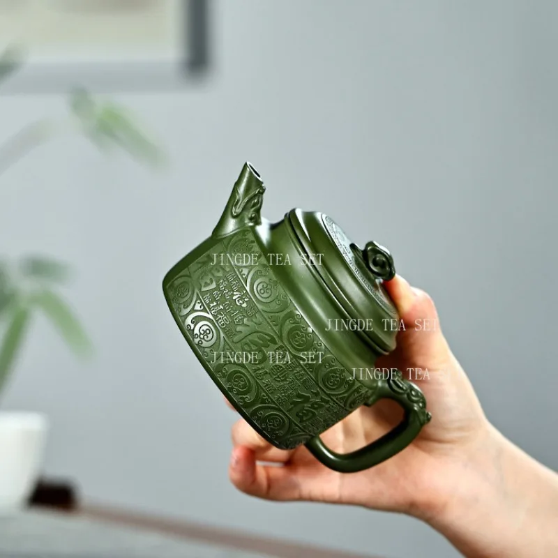 Yixing Teapot Household 350ml Large Capacity Teapot Chinese Green Tea Set High Quality Kung Fu Tea Drinking Pot Samovar