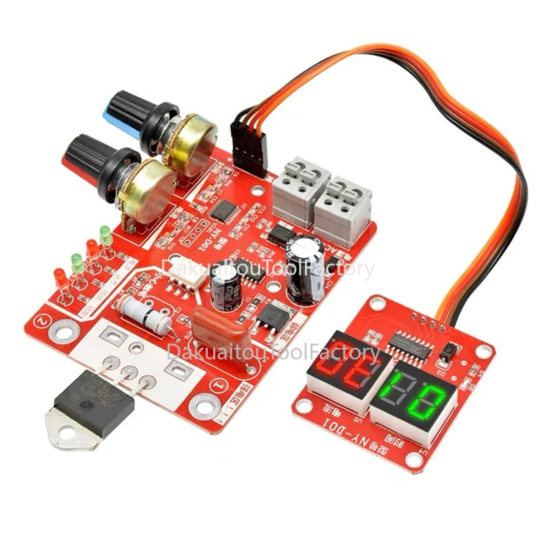 

1PCS 40A/100A Spot Welding Machine Control Board Welder AC 110V 220V to 9V Transformer Controller Board Time Current