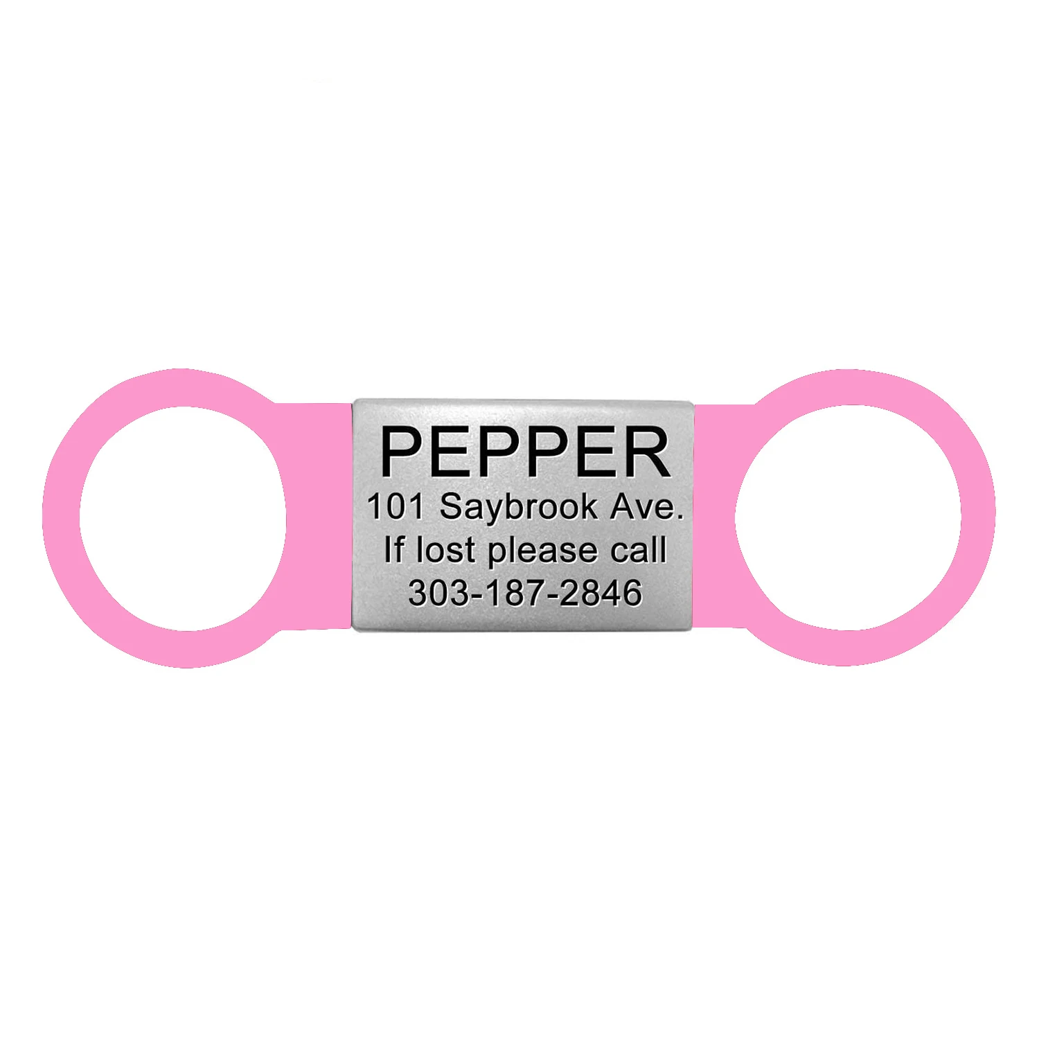 Tag Name Dog Collar name Personalized Cat Tags Slide On Pet Tag ID Silent Custom Dog Tags Engraved Cat Name Customized 
