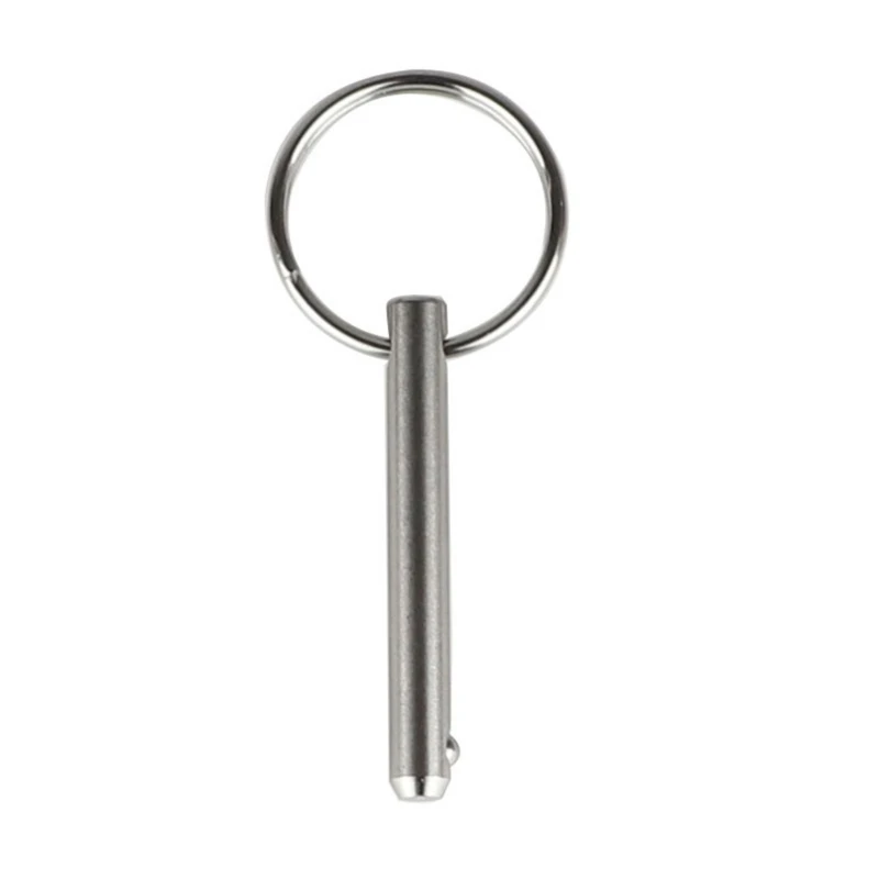 6 Pins A Sgancio Rapido In Acciaio Inox 316 - Diametro 6mm, Lunghezza 40mm, Con Anello, Per Barca E Bimini Top - 2