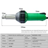 Plastic Welding Tools Plastic Welding Gun Hot Air Gun PP Hot Melt Welding Gun PVC Plastic Floor Welding Gun Industrial 1600W 2